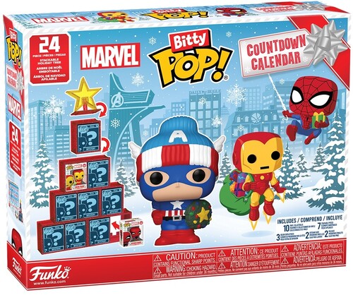 Bitty Pop Countdown Calendar Marvel Comics
