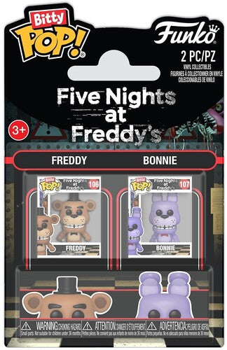 Bitty Pop Fnaf 2 Pack Freddy & Bonnie, Bitty Pop Five Nights At Freddys, Collectibles