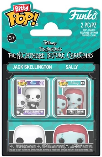 Bitty Pop Nbx 2 Pack Jack & Sally