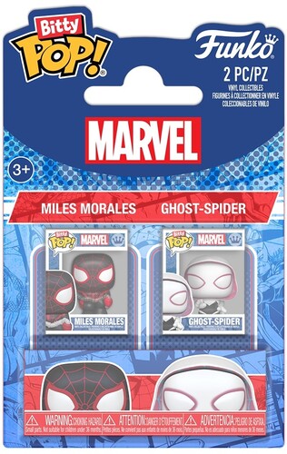 Bitty Pop Spider Man 2Pk Miles Morales & Gwen