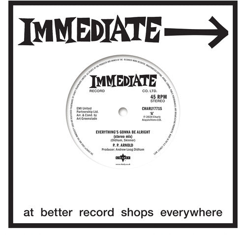 Everything Is Gonna Be Alright / Everything Is -- P.P. Arnold, 7"