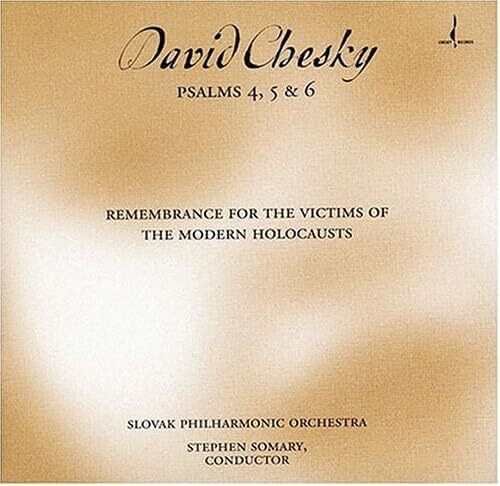 Psalms 4 5 & 6 -- Chesky / Somary / Slovak Phil Orch, CD
