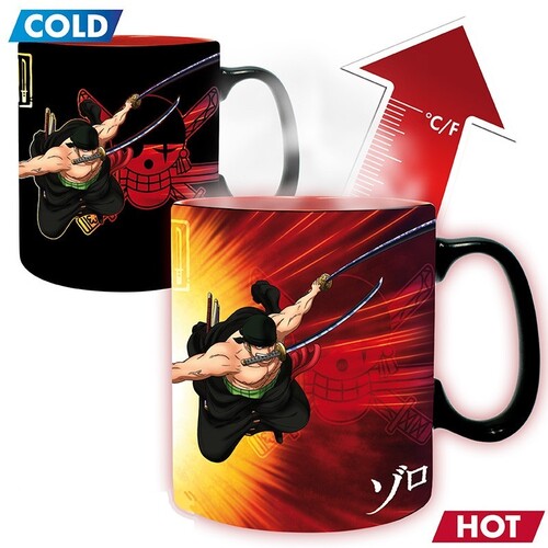 One Piece - Mug Heat Change - 460Ml - Zoro & Sanji, One Piece - Mug Heat Change - 460Ml - Zoro & Sanji, Collectibles