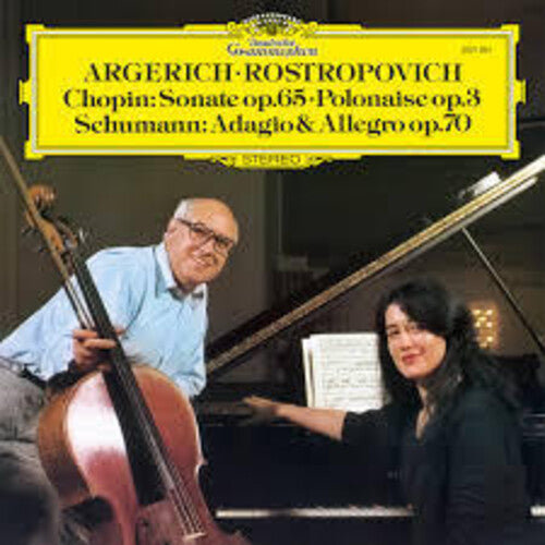 Chopin: Sonate Op. 65; Schumann: Adagio, Argerich / Rostropovich, LP