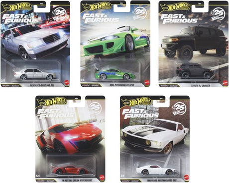 Hw Premium 1 64 Fast & Furious 10 Piece N Asrt, Hot Wheels Premium, Collectibles