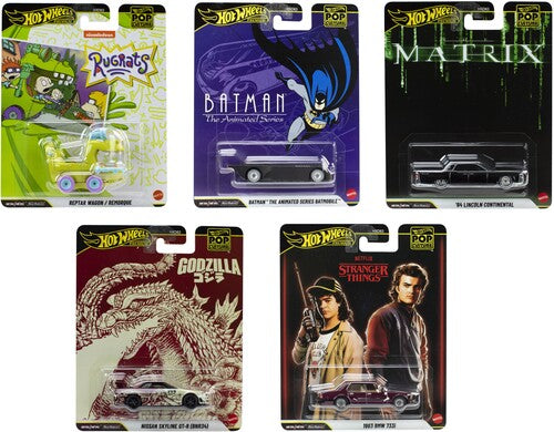 Hw Premium 1 64 Pop Culture 10 Piece N Asrt, Hot Wheels Premium, Collectibles