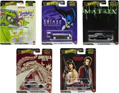 Hw Premium 1 64 Pop Culture 10 Piece N Asrt, Hot Wheels Premium, Collectibles