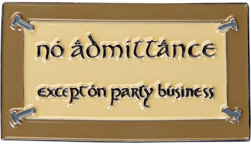Fridge Magnet (Enamel) - No Admittance, Fridge Magnet (Enamel) - No Admittance, Collectibles