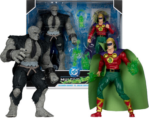 Dc Multiverse 7In With Megafig 2Pk Grundy V Gl, Dc Multiverse 7In With Megafig 2Pk Grundy V Gl, Collectibles