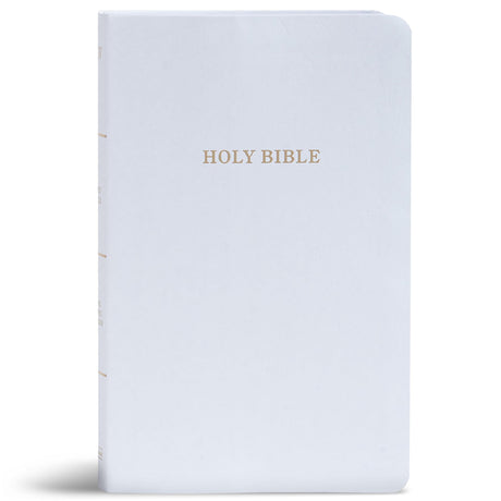 KJV Gift and Award Bible, White Imitation Leather -- Holman Bible Publishers, Bible
