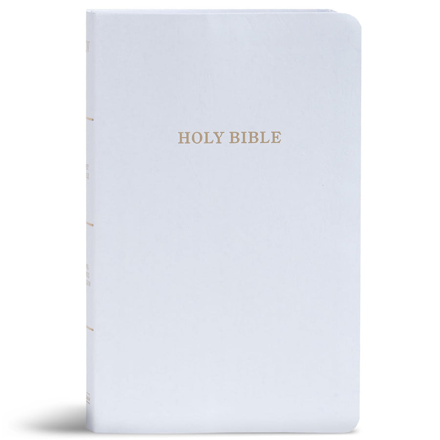 KJV Gift and Award Bible, White Imitation Leather -- Holman Bible Publishers, Bible
