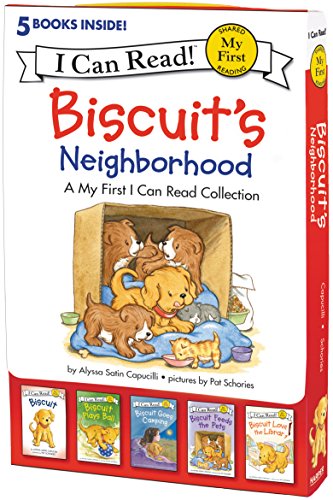 Biscuit's Neighborhood: A Box of 5 Stories for Beginning Readers and Dog Lovers -- Alyssa Satin Capucilli, Boxed Set