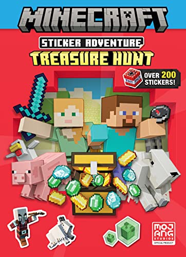 Minecraft Sticker Adventure: Treasure Hunt (Minecraft) -- Random House, Paperback
