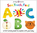 See, Touch, Feel: ABC: A First Sensory Alphabet Book -- Roger Priddy, Board Book