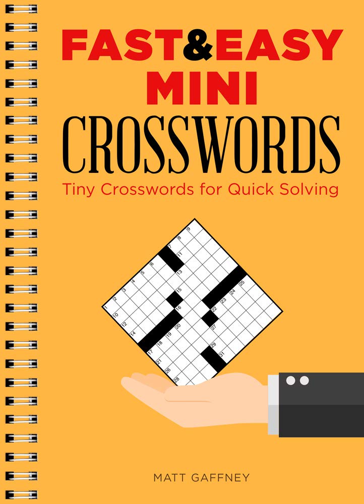 Used - Very Good | Fast & Easy Mini Crosswords: Tiny Crosswords for Quick Solving -- Matt Gaffney, Paperback