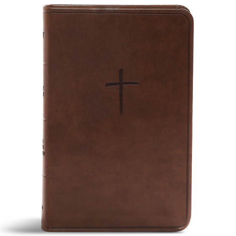 KJV Compact Bible, Value Edition, Brown Leathertouch -- Holman Bible Publishers, Bible