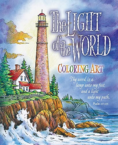 The Light of the World Coloring Art -- Product Concept Editors, Paperback