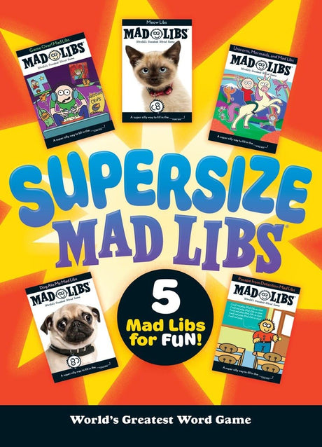 Supersize Mad Libs: Over 100 Stories in One! -- Mad Libs, Paperback
