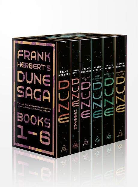 Frank Herbert's Dune Saga 6-Book Boxed Set: Dune, Dune Messiah, Children of Dune, God Emperor of Dune, Heretics of Dune, Andchapterhouse: Dune -- Frank Herbert, Paperback