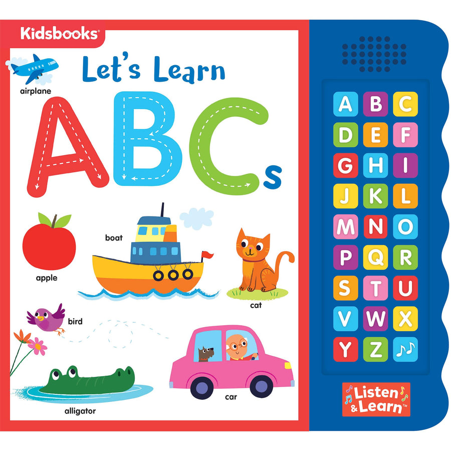 27-Button Sound Book Let's Learn ABCs -- Kidsbooks Publishing, Board Book