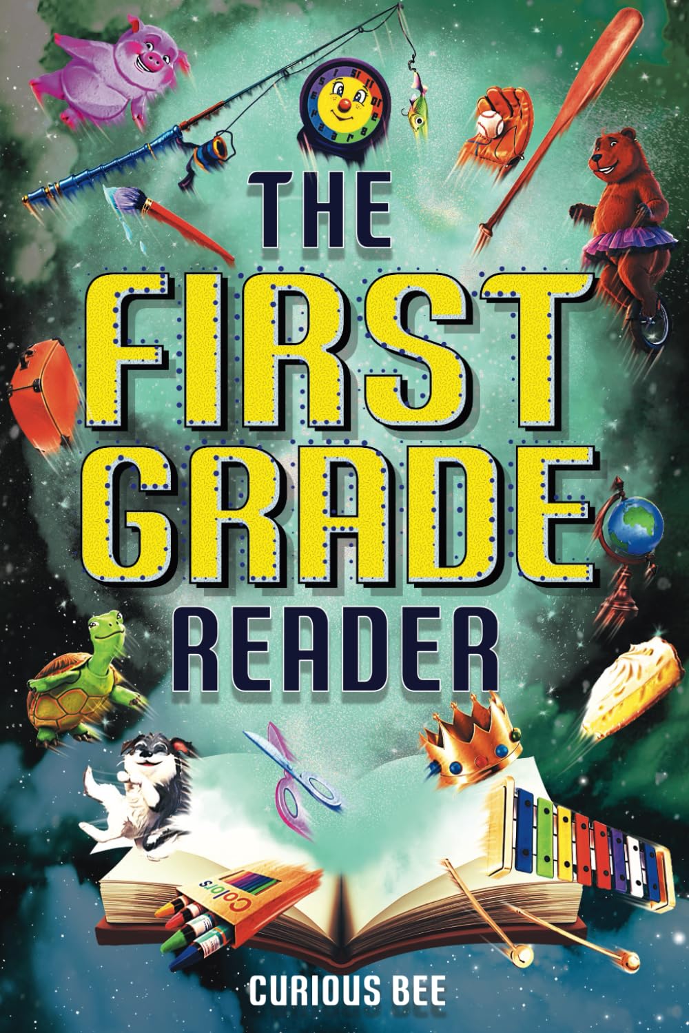 The First Grade Reader: 16 Short Stories for Kids in 1st Grade by Curious Bee