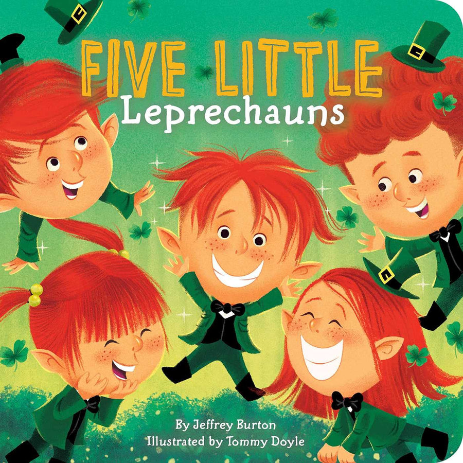 Five Little Leprechauns -- Jeffrey Burton, Board Book