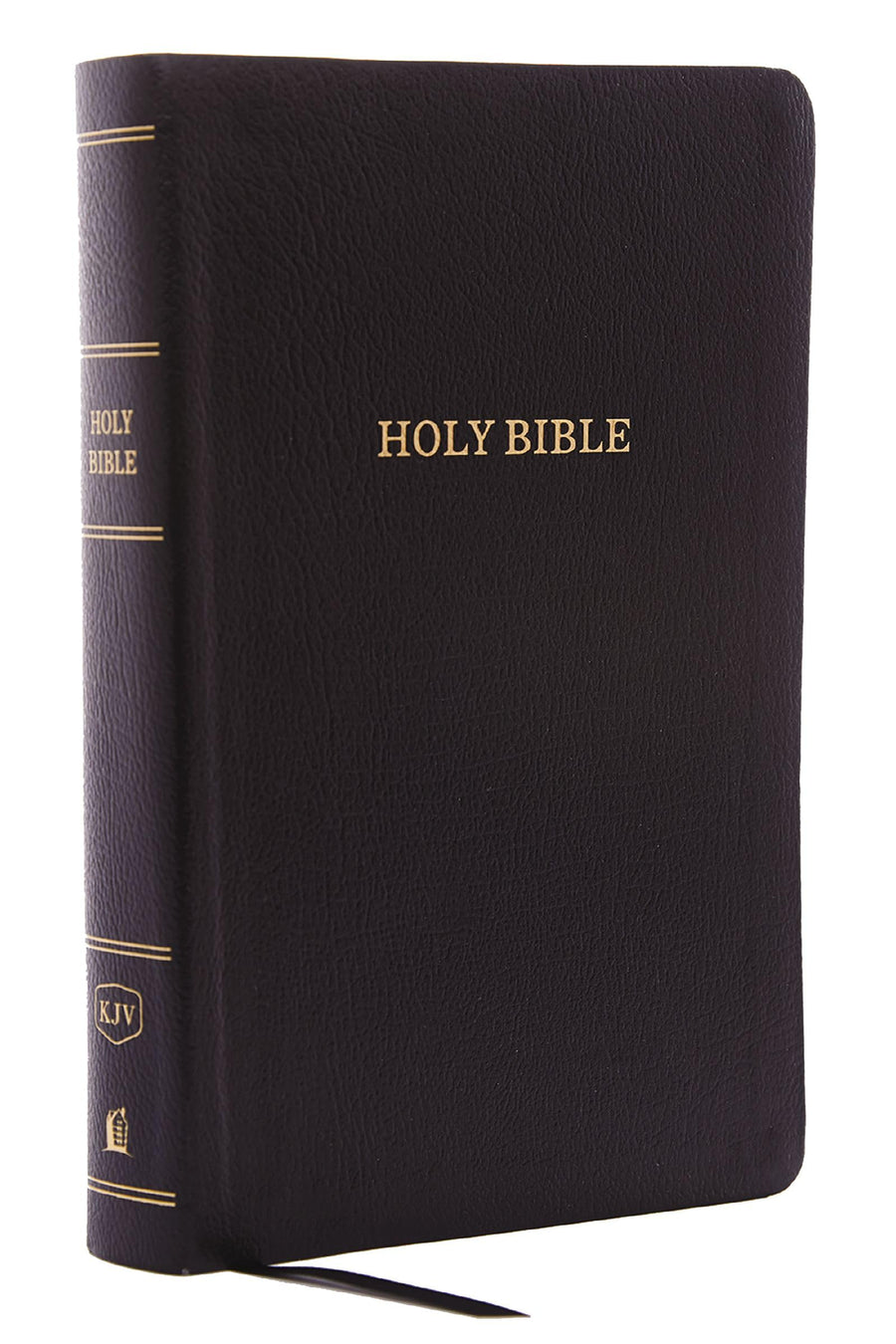 KJV, Reference Bible, Personal Size Giant Print, Bonded Leather, Black, Red Letter Edition -- Thomas Nelson, Bible