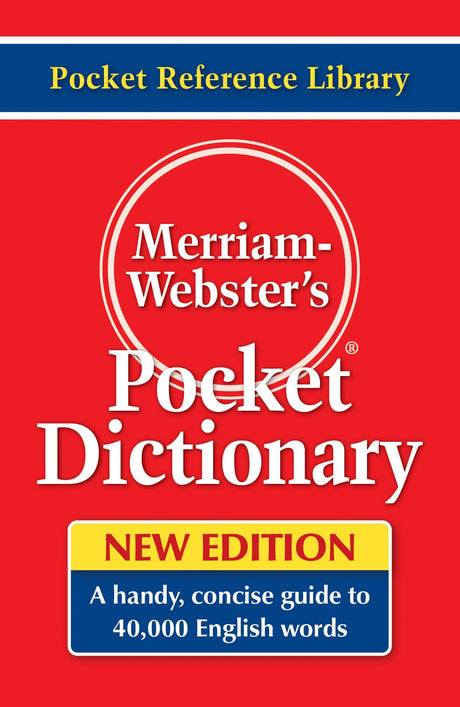 Merriam-Webster's Pocket Dictionary -- Merriam-Webster, Paperback