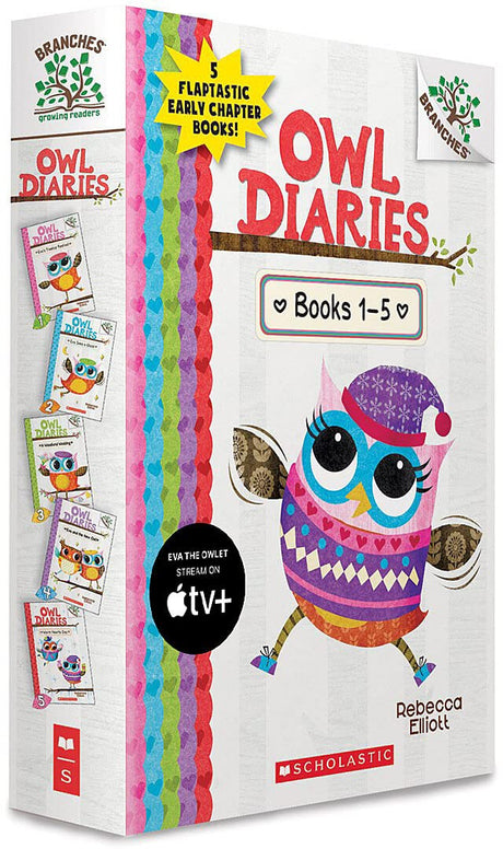 Owl Diaries, Books 1-5: A Branches Box Set -- Rebecca Elliott, Boxed Set