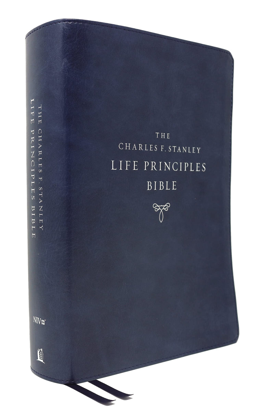 Niv, Charles F. Stanley Life Principles Bible, 2nd Edition, Leathersoft, Blue, Comfort Print: Holy Bible, New International Version -- Charles F. Stanley, Bible