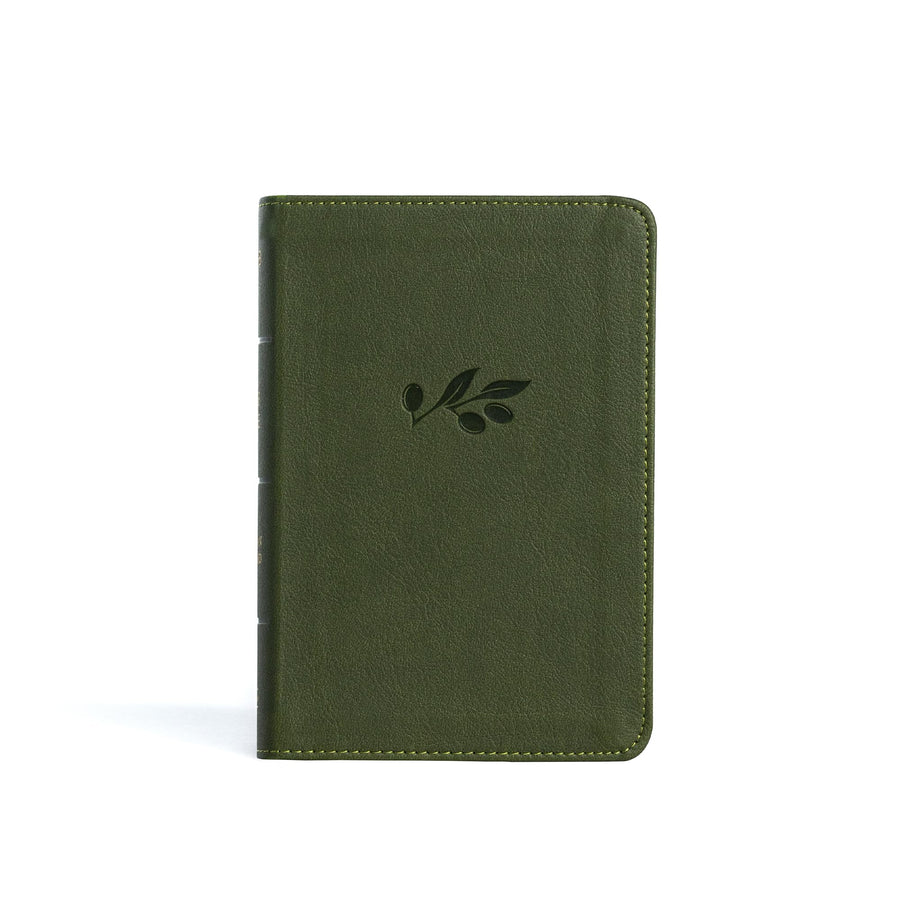 NASB Large Print Compact Reference Bible, Olive Leathertouch -- Holman Bible Publishers, Bible