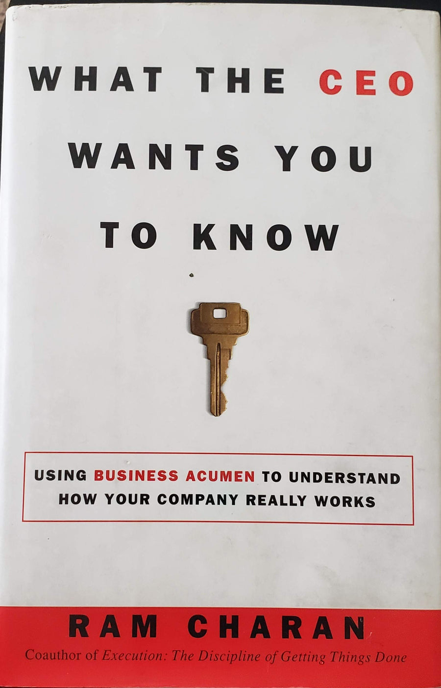Used - Like New | What the CEO Wants You to Know : How Your Company Really Works -- Ram Charan, Hardcover