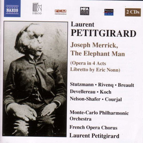 Joseph Merrick The Elephant Man -- Petitgirard / Stutzmann / Rivenq / Beault / Koch, CD