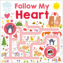 Follow Me Maze Books: Follow My Heart -- Roger Priddy, Board Book