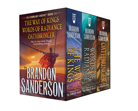 Stormlight Archive MM Boxed Set I, Books 1-3: The Way of Kings, Words of Radiance, Oathbringer -- Brandon Sanderson, Mass Market Paperbound
