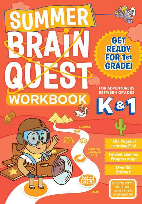 Summer Brain Quest: Between Grades K & 1 -- Workman Publishing, Paperback