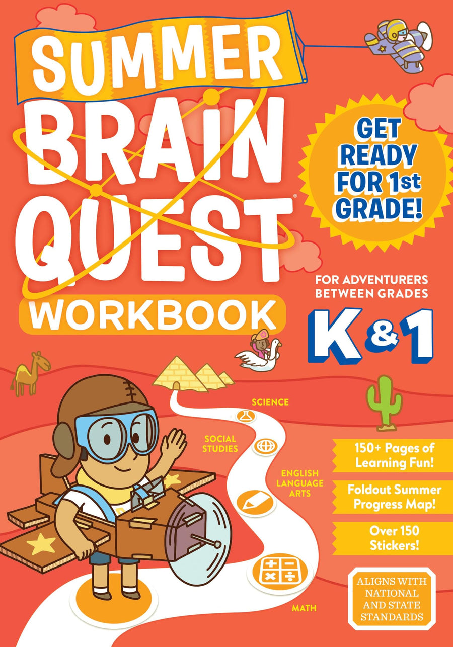 Summer Brain Quest: Between Grades K & 1 -- Workman Publishing, Paperback