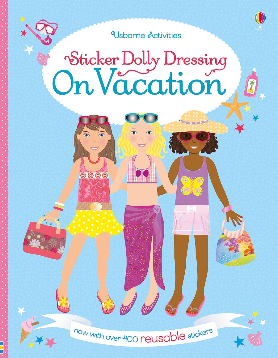 Sticker Dolly Dressing on Vacation -- Lucy Bowman, Paperback