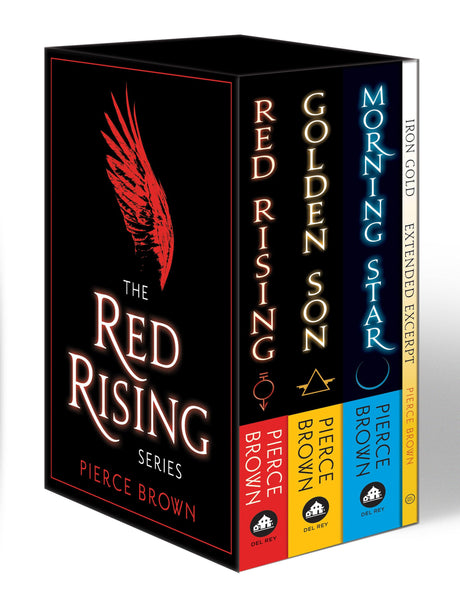 Red Rising 3-Book Box Set: Red Rising, Golden Son, Morning Star, and an Exclusive Extended Excerpt of Iron Gold -- Pierce Brown, Paperback