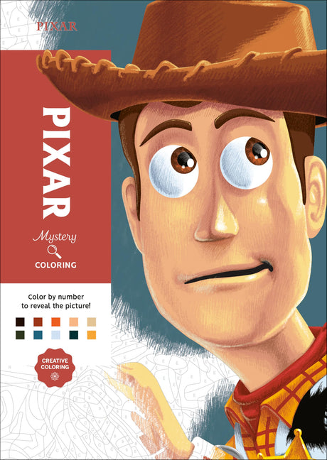 Disney Mystery Coloring: Pixar: A Color by Number Book -- Disney, Paperback