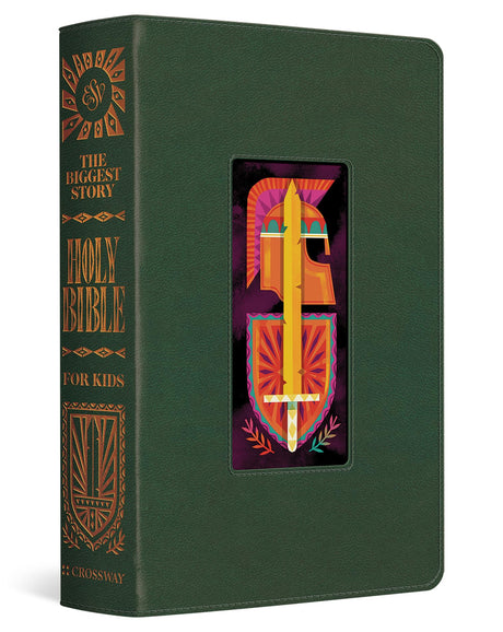 ESV the Biggest Story Holy Bible for Kids (Trutone, Dark Green, Armor Design) -- Kevin DeYoung, Bible