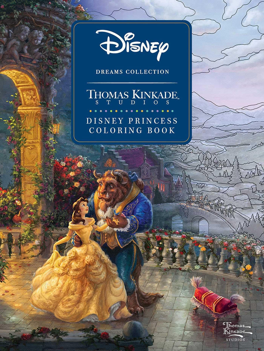 Disney Dreams Collection Thomas Kinkade Studios Disney Princess Coloring Book -- Thomas Kinkade, Paperback
