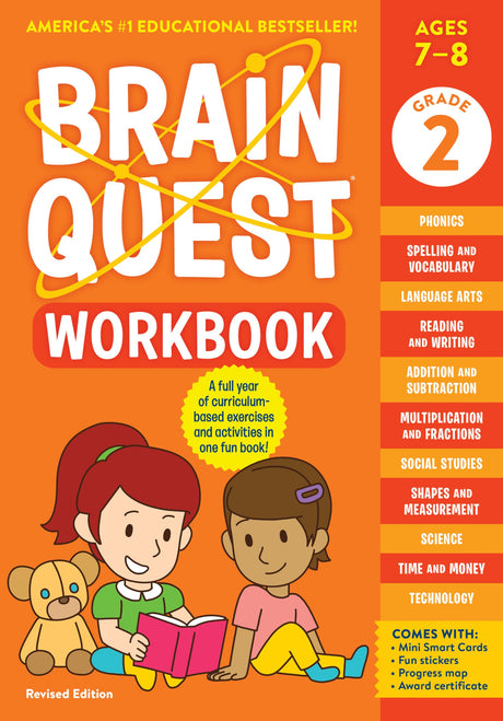 Brain Quest Workbook: 2nd Grade Revised Edition -- Workman Publishing, Paperback