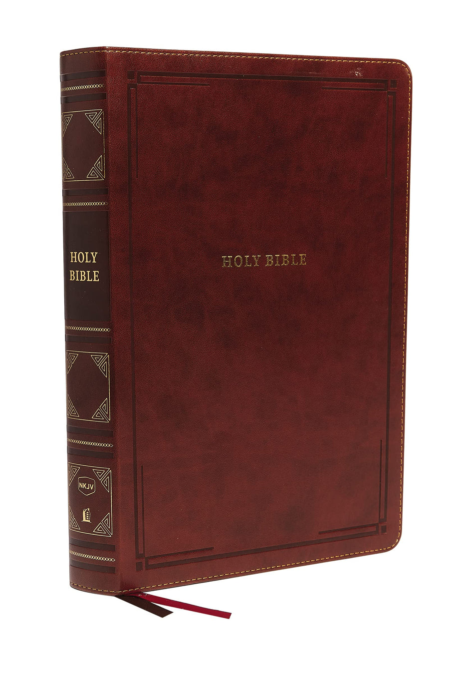 Nkjv, Reference Bible, Super Giant Print, Leathersoft, Brown, Red Letter Edition, Comfort Print: Holy Bible, New King James Version -- Thomas Nelson, Bible