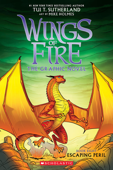 Escaping Peril: A Graphic Novel (Wings of Fire Graphic Novel #8): Volume 8 -- Tui T. Sutherland, Paperback