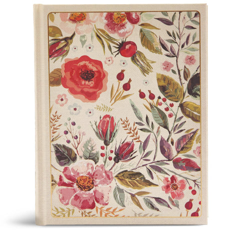 CSB Notetaking Bible, Floral Cloth-Over-Board -- Csb Bibles by Holman, Bible