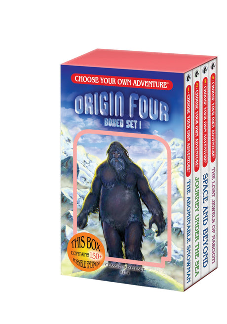 Choose Your Own Adventure 4-Book Boxed Set #1: Origin Four (the Abominable Snowman, Journey Under the Sea, Space and Beyond, the Lost Jewels of Naboot -- R. a. Montgomery, Boxed Set