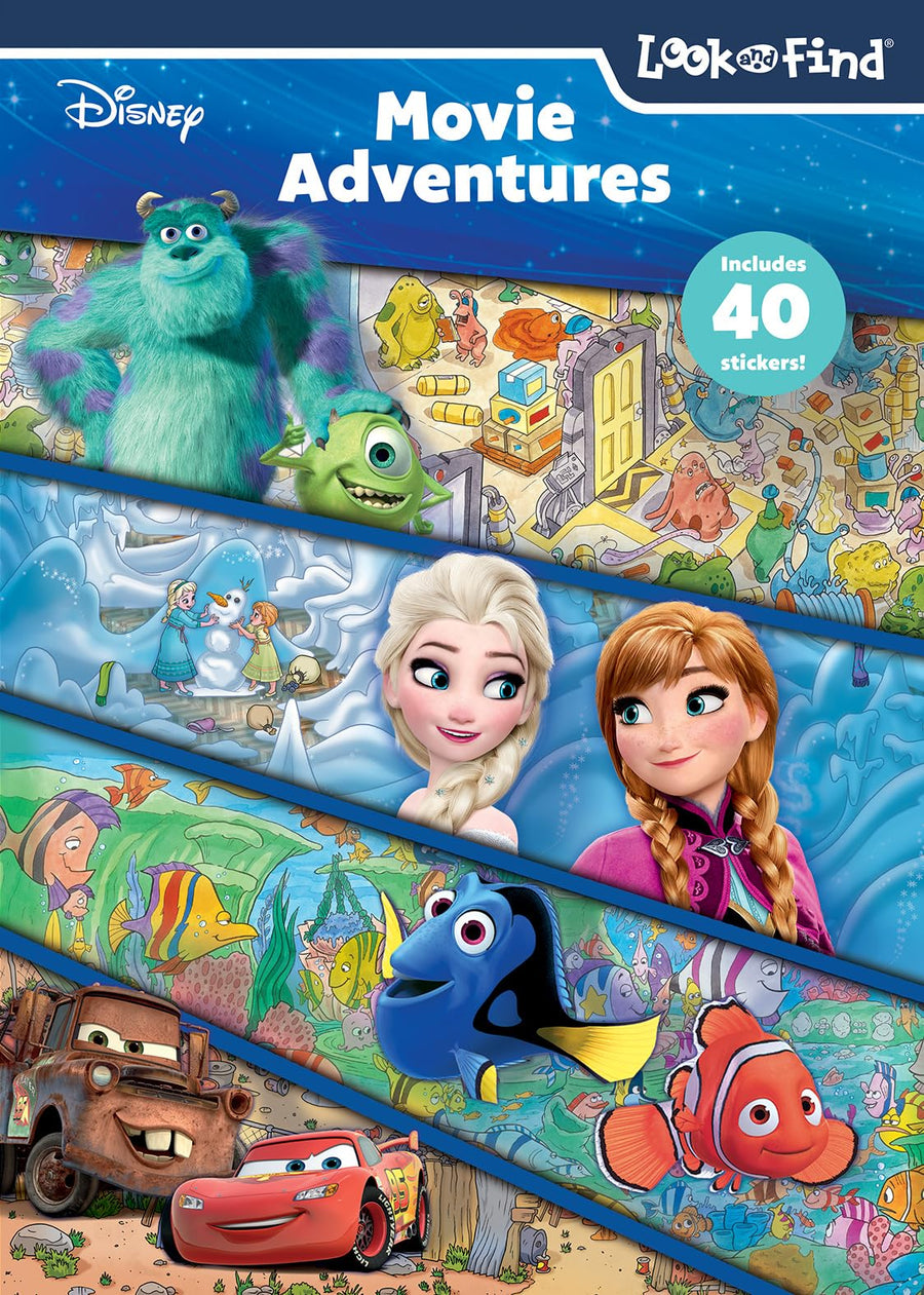 Disney: Movie Adventures Look and Find -- Pi Kids, Paperback
