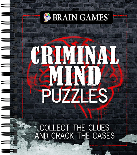 Brain Games - Criminal Mind Puzzles -- Publications International Ltd, Spiral