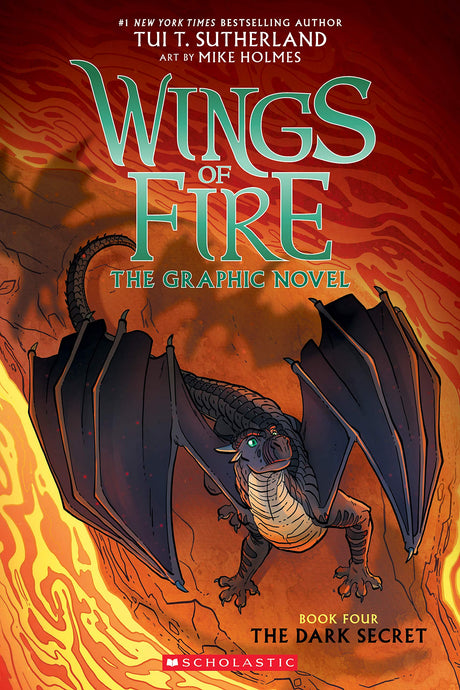 Wings of Fire: The Dark Secret: A Graphic Novel (Wings of Fire Graphic Novel #4): Volume 4 -- Tui T. Sutherland, Paperback